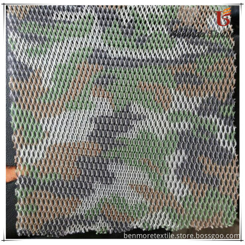 100%Polyester Camouflage Color 3D Air Mesh Fabric for Seat Cover